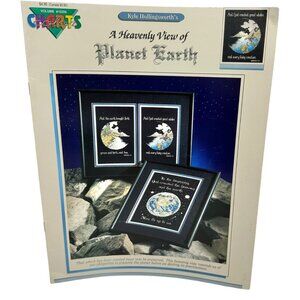 A Heavenly View Of Planet Earth Cross-Stitch Pattern Book By Kyle Hollingsworth